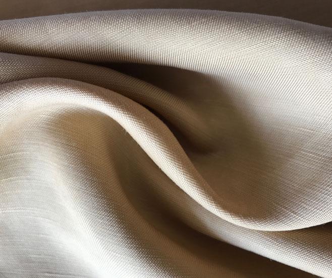 Tela de ramio de algodón cupro